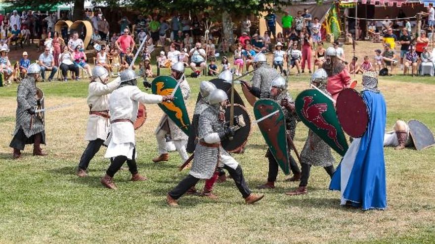 Recreación histórica de la Batalla de Villadangos. // Campillo / ICAL