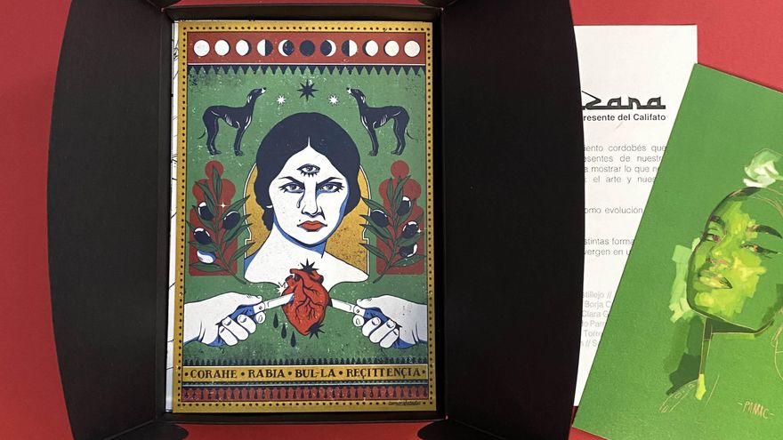 Una de las postales del colectivo Algazara.