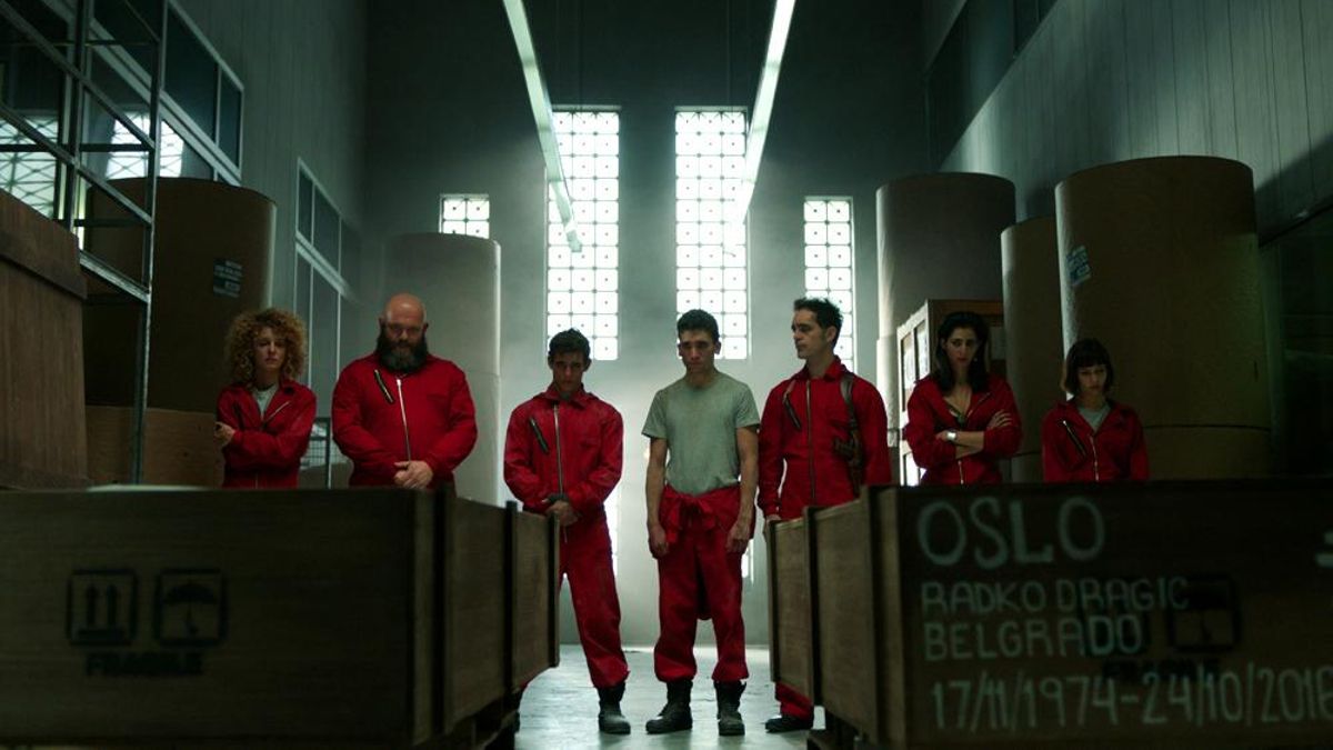 Imágenes del último episodio de La casa de papel