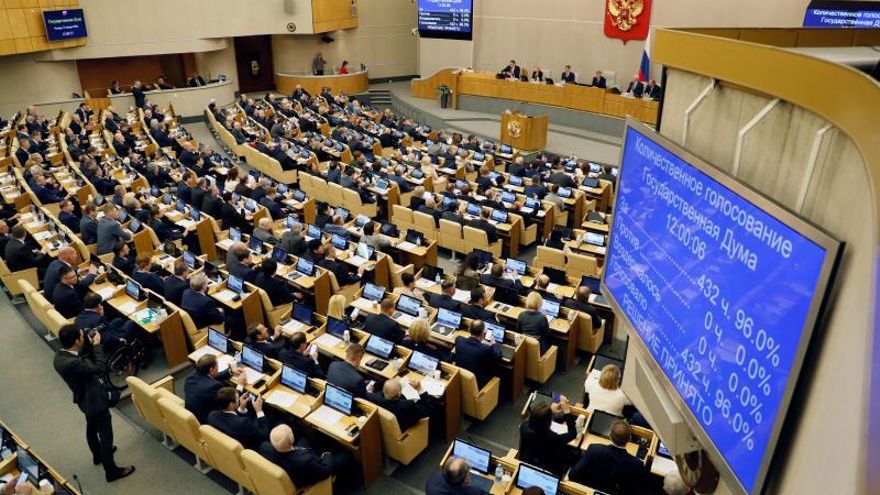 La Duma, el Parlamento ruso.