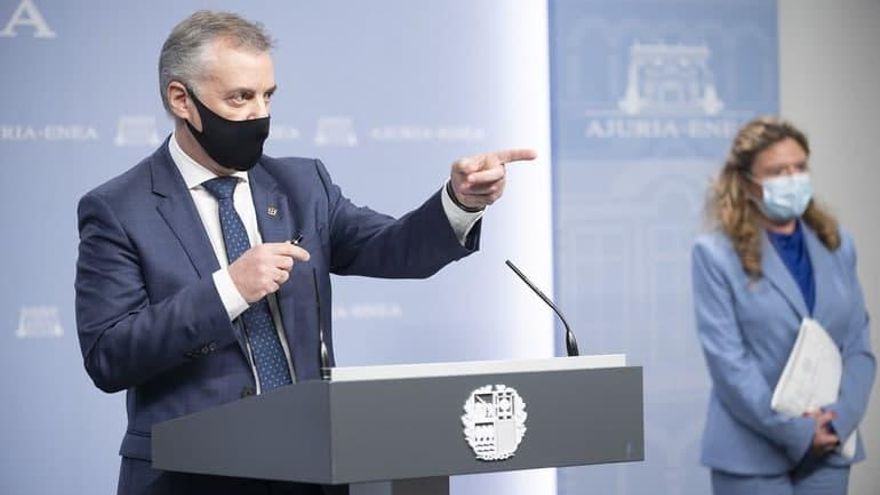 El lehendakari, Iñigo Urkullu, este viernes