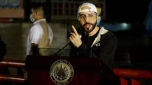 El presidente de El Salvador Nayib Bukele.
