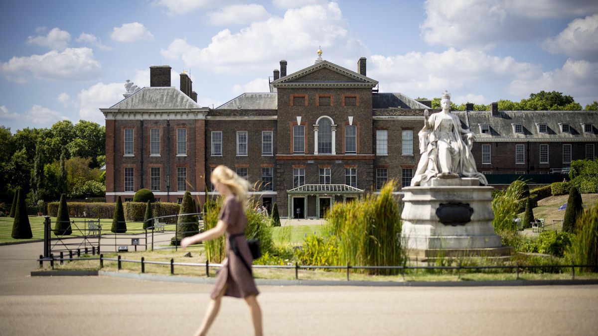 Imagen del palacio de Kensington, residencia de los príncipes de Gales.