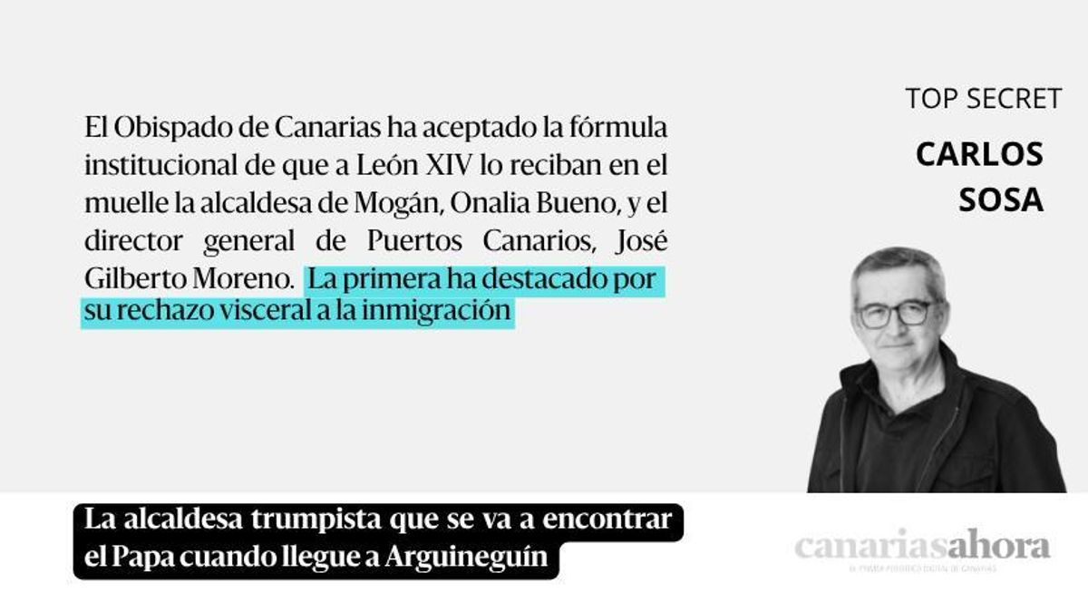 La alcaldesa trumpista que se va a encontrar el Papa cuando llegue a Arguineguín