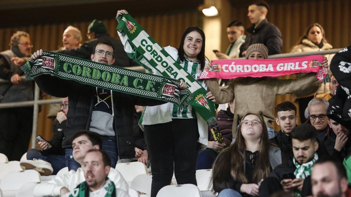Grada Blanquiverde del Córdoba CF - Real Valladolid CF