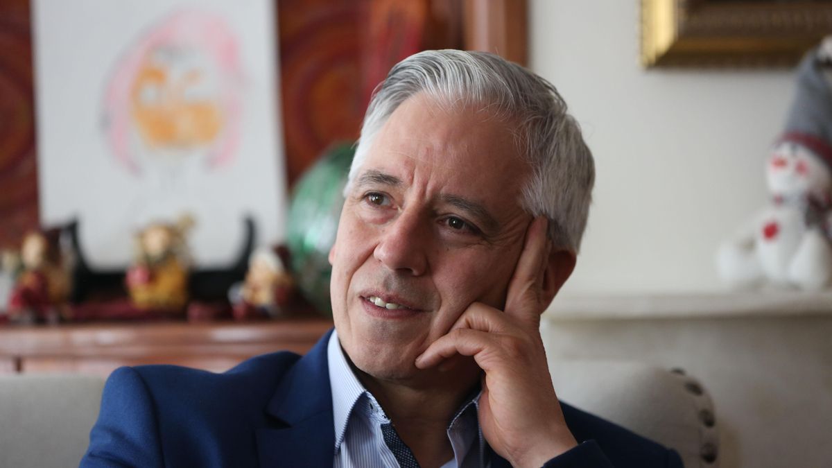 El exvicepresidente de Bolivia Álvaro García Linera, en enero de 2024, en La Paz (Bolivia).