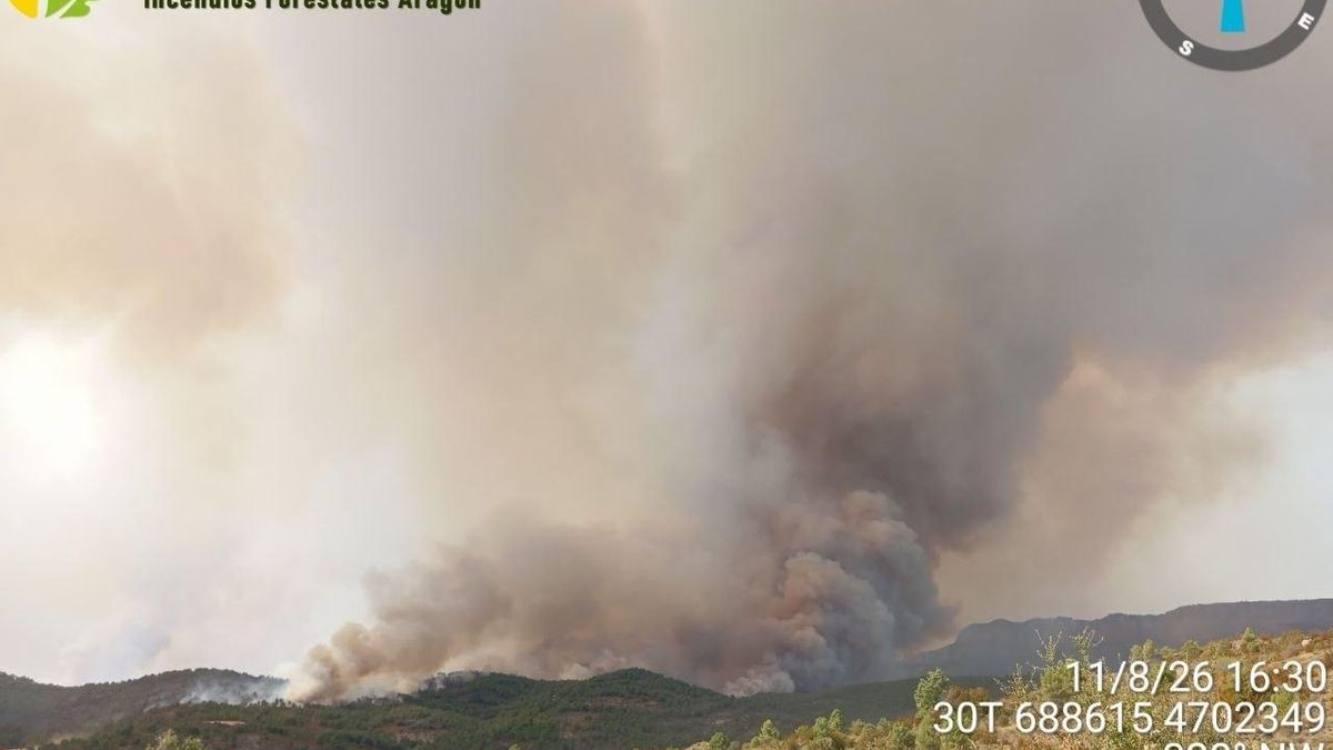El incendio de Riglos supera las 5.000 hectáreas y preocupa su avance hacia San Juan de la Peña