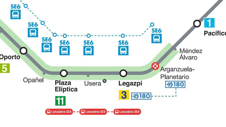 Guía para esquivar los siete meses de cierre en la línea 6 de Metro de Madrid: fechas, tramos y buses alternativos