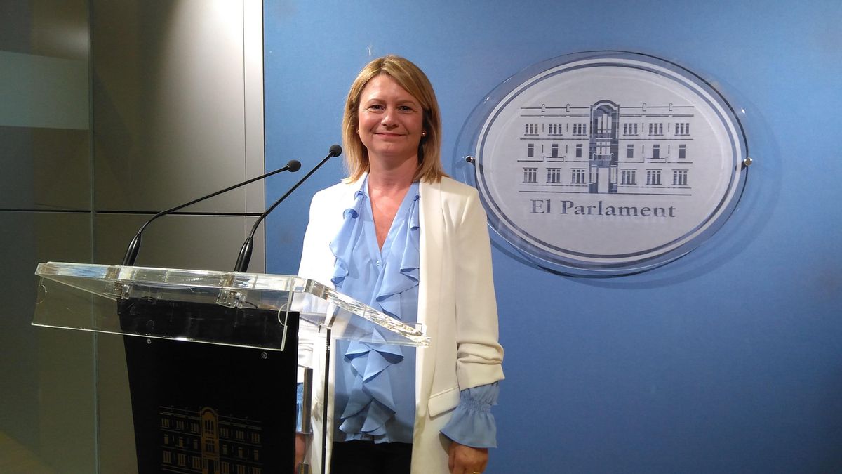 La portavoz del PP en el Consell de Mallorca, Núria Riera, en una imagen de su etapa como diputada popular en el Parlament balear