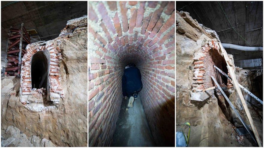 Los viajes de agua encontrados bajo canalejas y grabados en noviembre de 2018