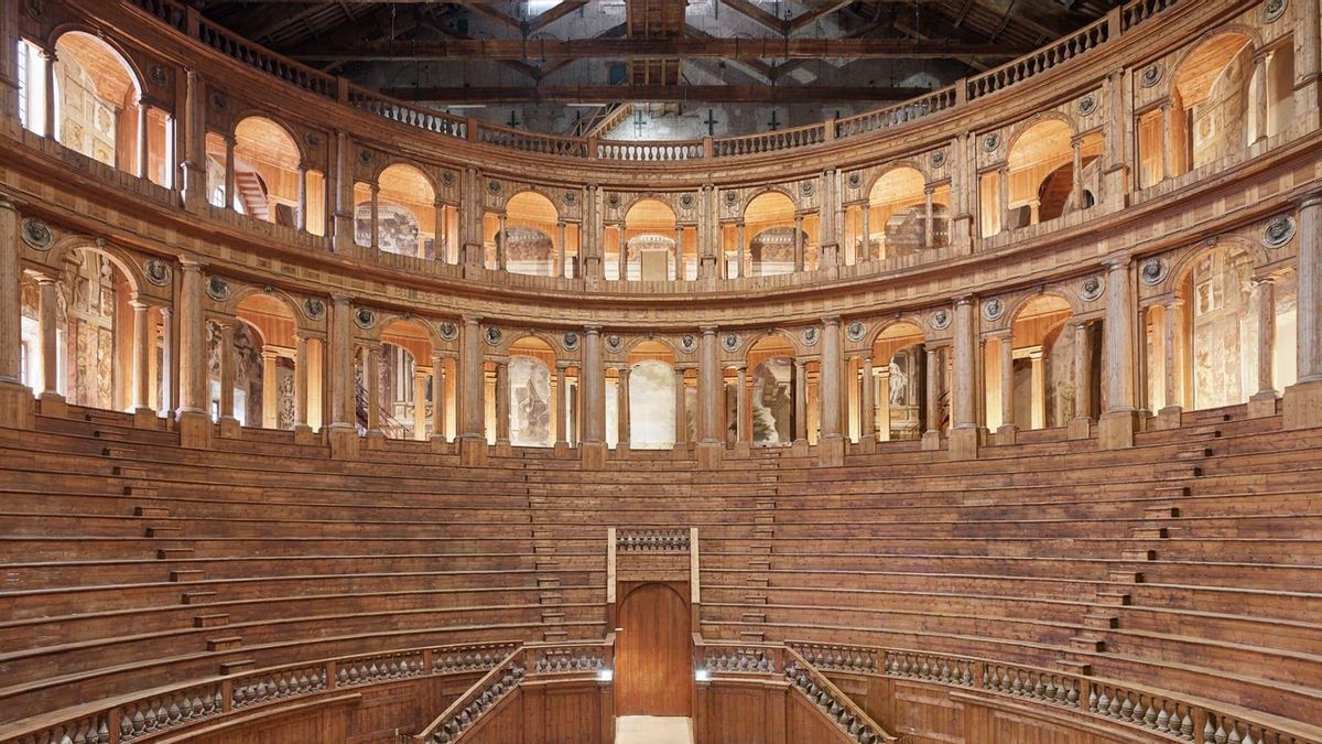 El espectacular Teatro Farnese.
