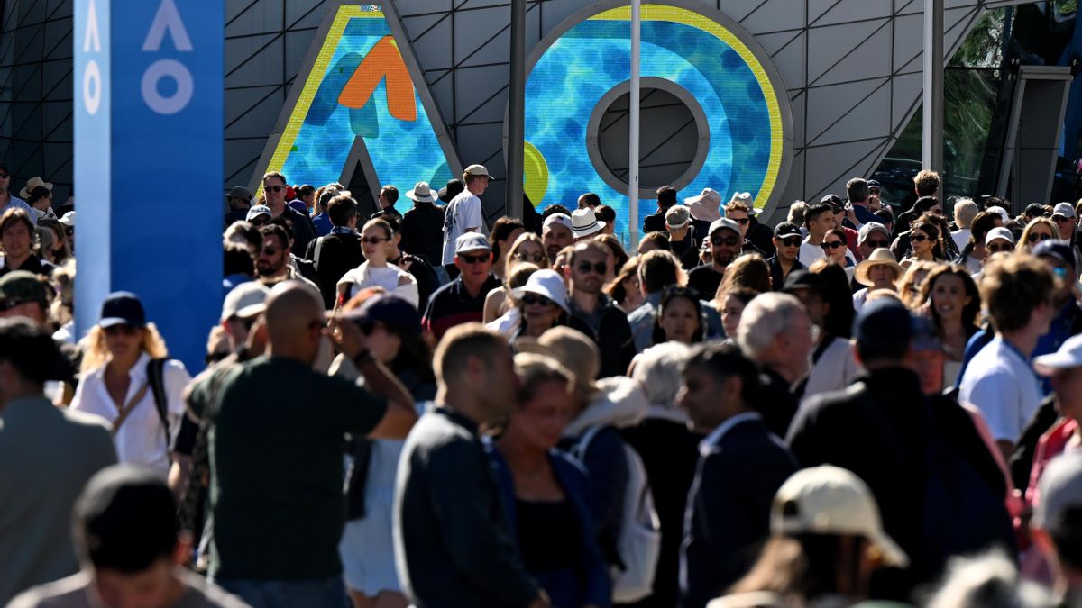 Una multitud enorme asiste al Open de Australia 2026