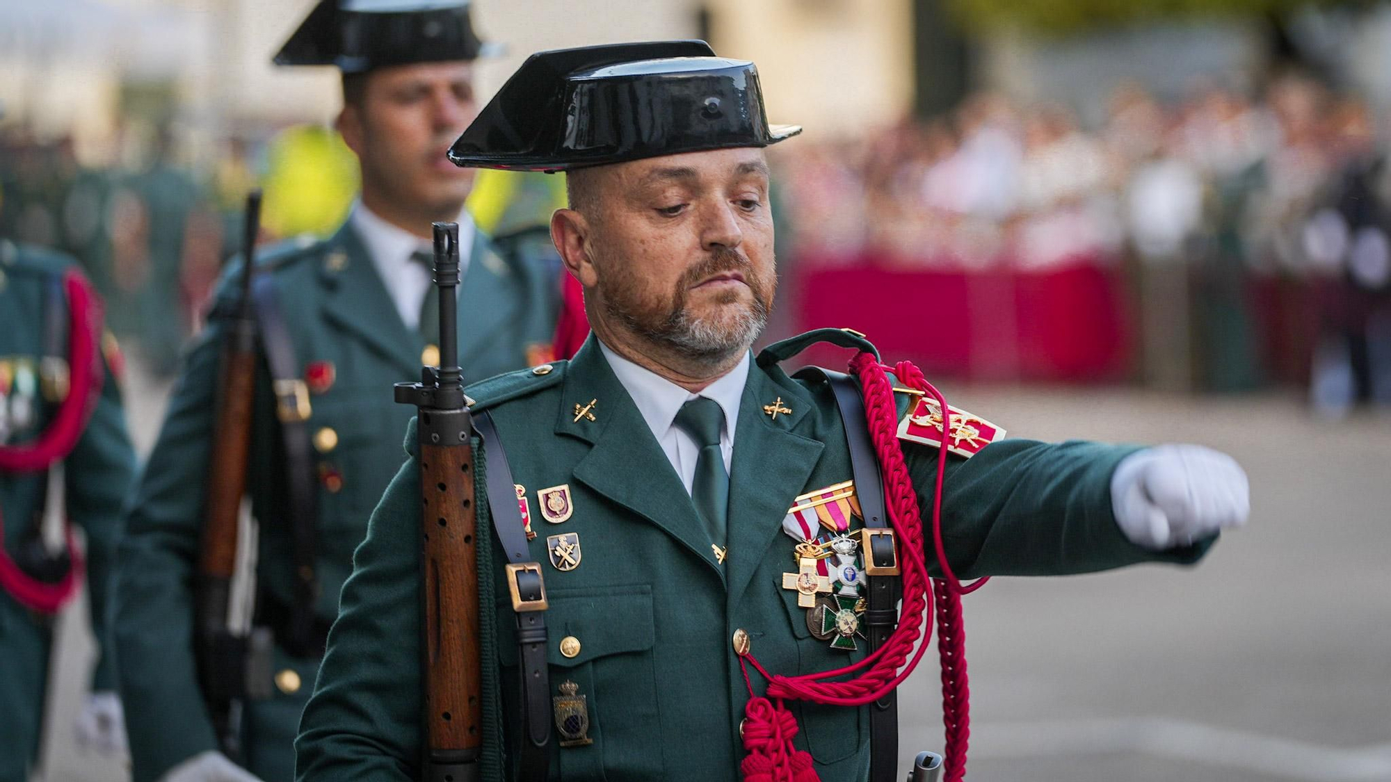 Desfile de la Guardia Civil por el Día de la Hispanidad