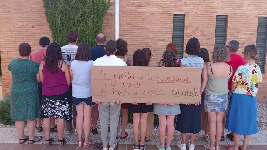 Los docentes de Huesca se plantan contra la Inspección Educativa: "En esta provincia el que habla acaba sancionado"