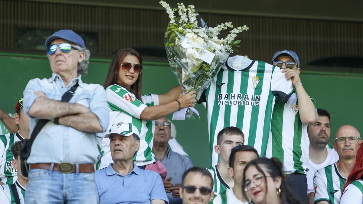 Grada Blanquiverde del Córdoba CF - Sporting de Gijón