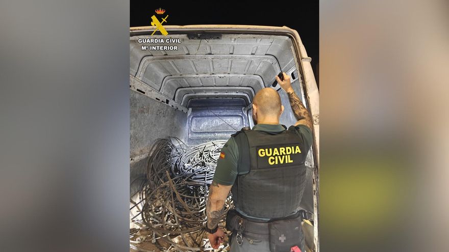 Detenido un hombre como presunto implicado en el robo de cable ferroviario en la estación de Baides