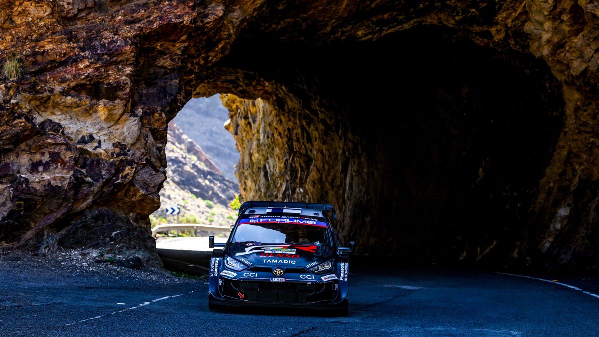 El piloto finlandés Rovanperä (Toyota), líder en la primera jornada del FIA WRC Rally Islas Canarias