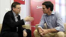 Ximo Puig junto a Pedro Sánchez en una imagen de archivo.