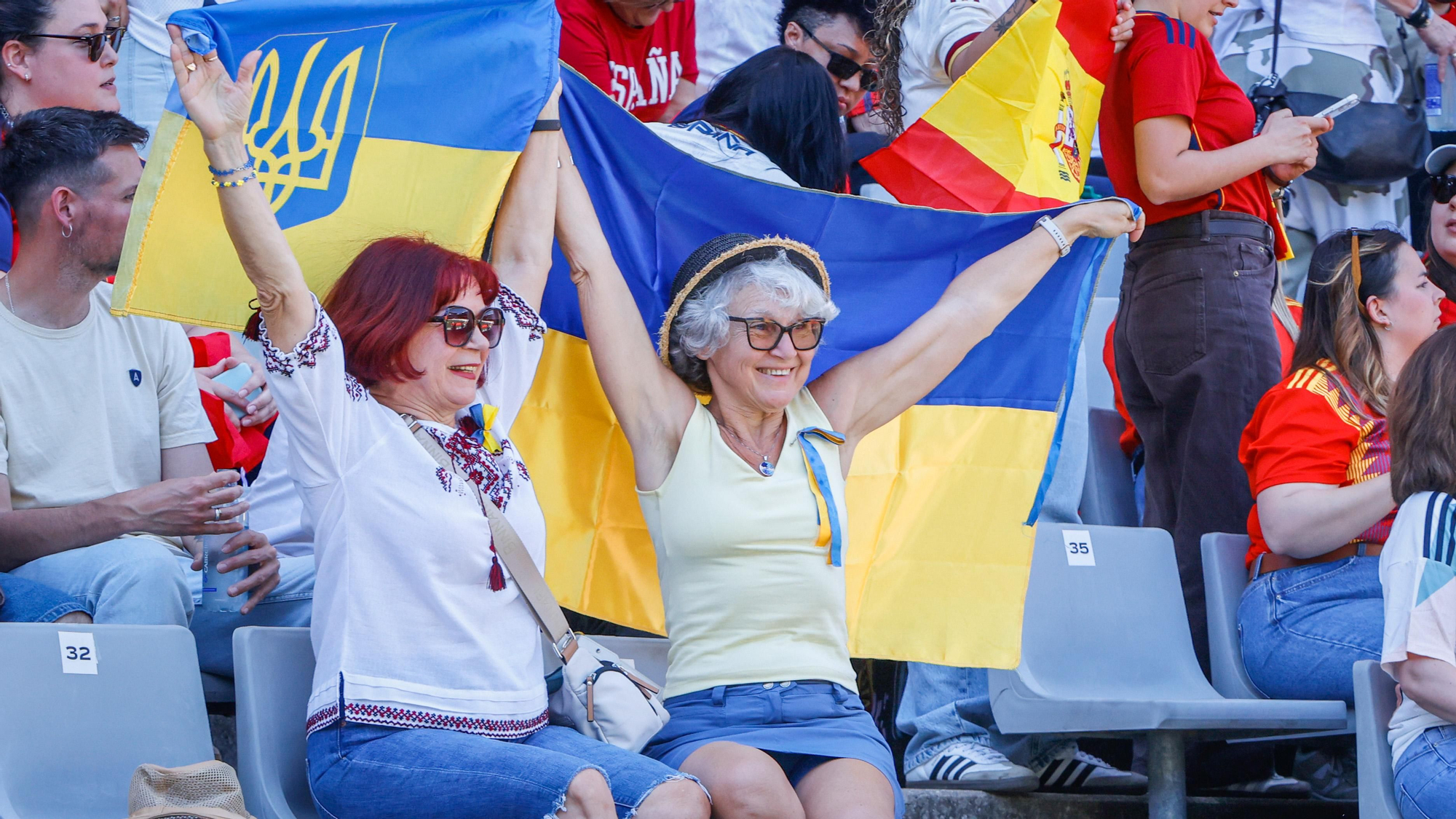 El partido de la selección femenina España - Ucrania