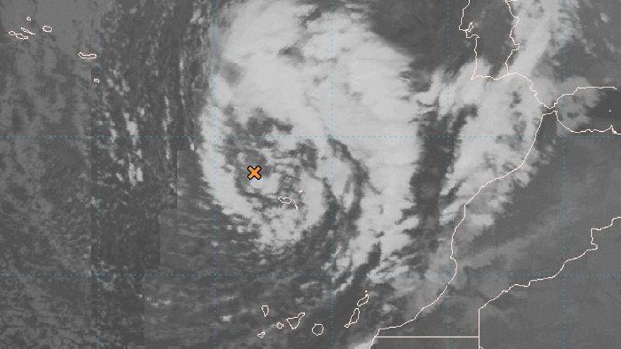 Situación de la tormenta Clement sobre Madeira este lunes