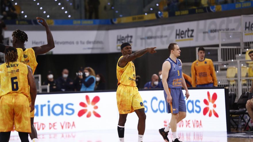 El Gran Canaria supera al Valencia en la cima del Grupo B