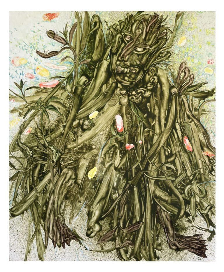 Chen Chunmu: 'Withered trees meet spring'. 2023