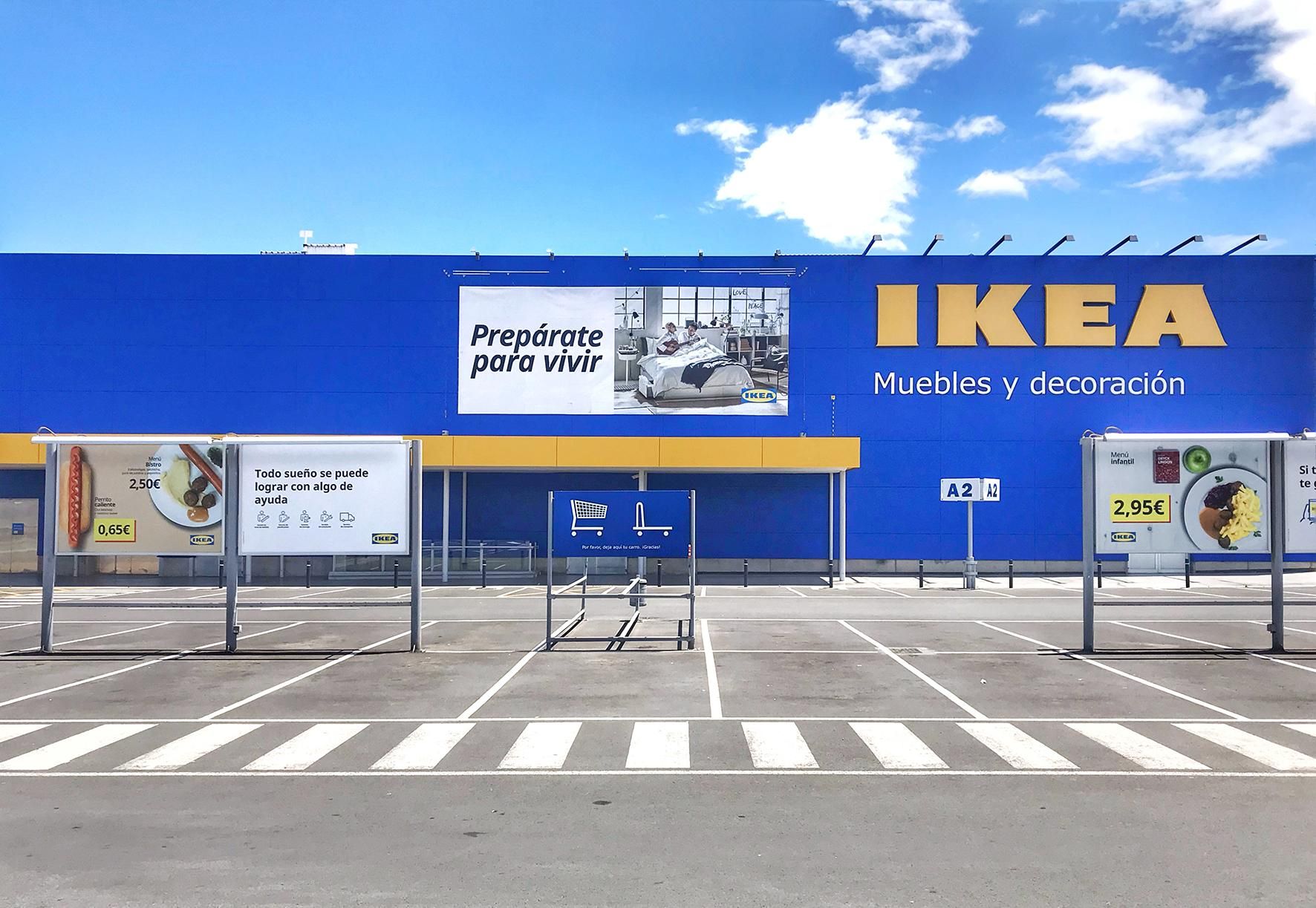 Ikea de Telde, cerrado.