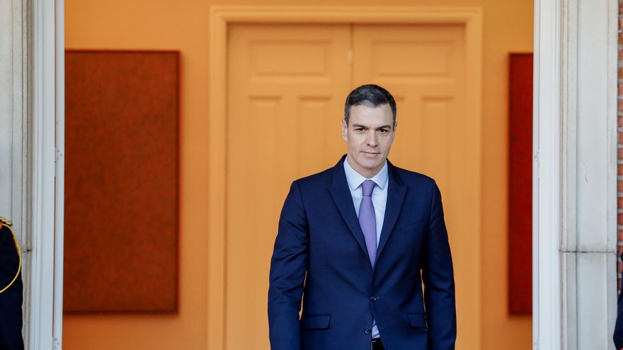 Pedro Sánchez en La Moncloa
