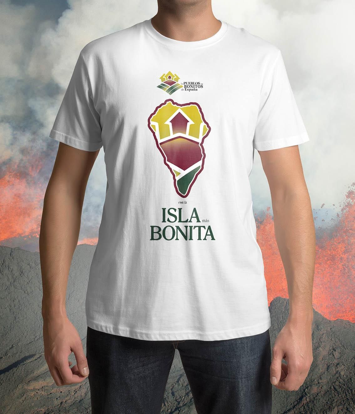 Camiseta solidaria en apoyo a los habitantes de La Palma.