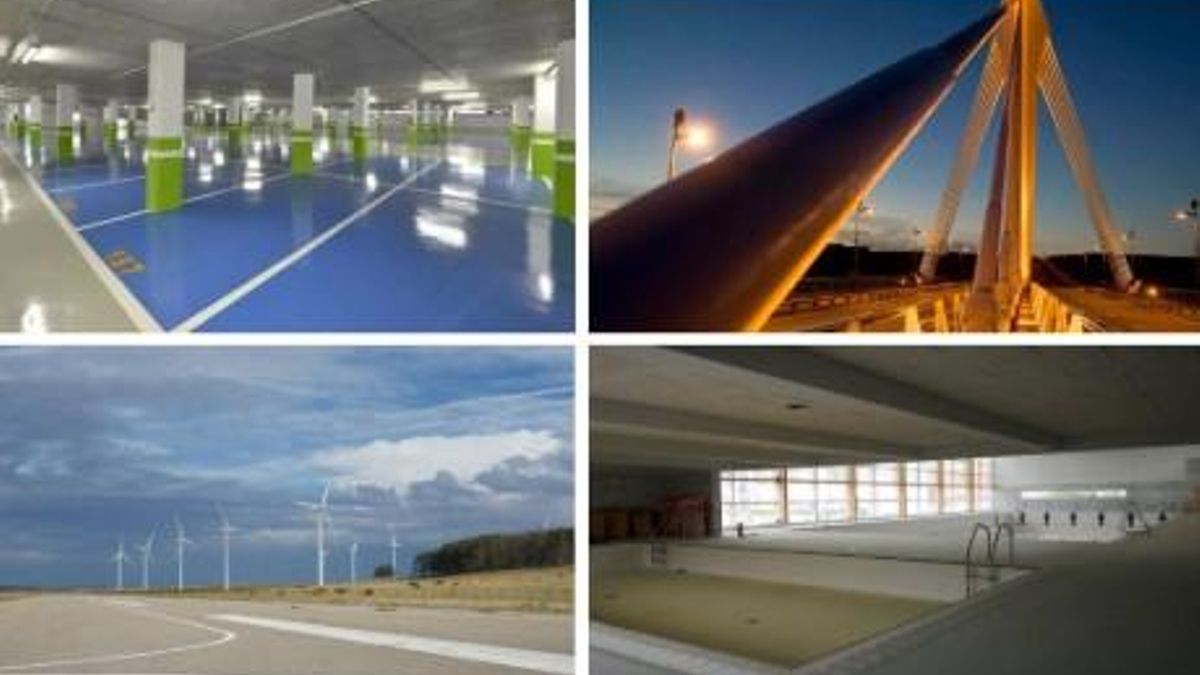 Aparcamiento sin coches, aeródromo sin vuelos y un puente a ninguna parte: catálogo de obras inútiles en Cantabria