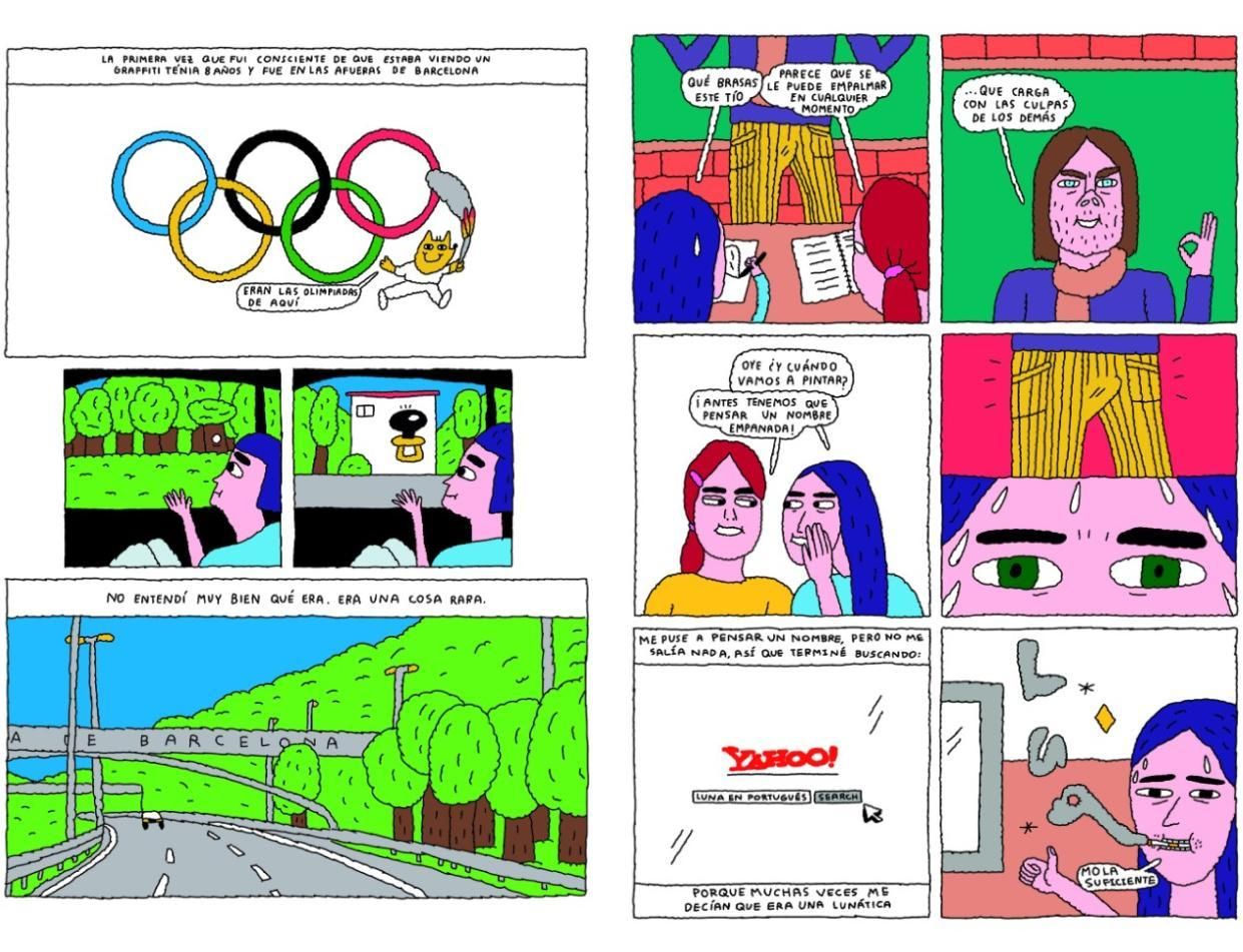 Dos página del cómic 'Malas ideas' de Carlota Juncosa