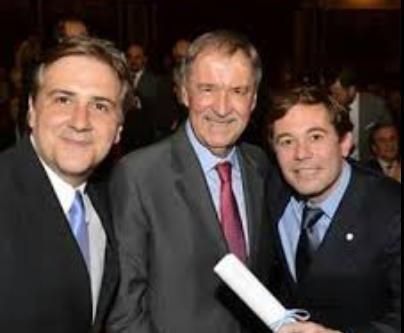 Martín Llaryora y Juan Schiaretti junto a Juan Manuel Cid.