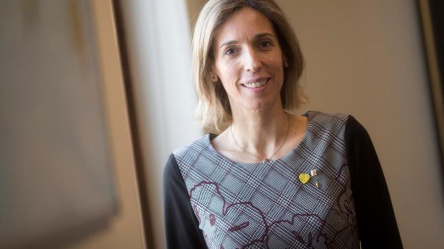 En la imagen, la consellera de Empresa y Conocimiento, Àngels Chacón.