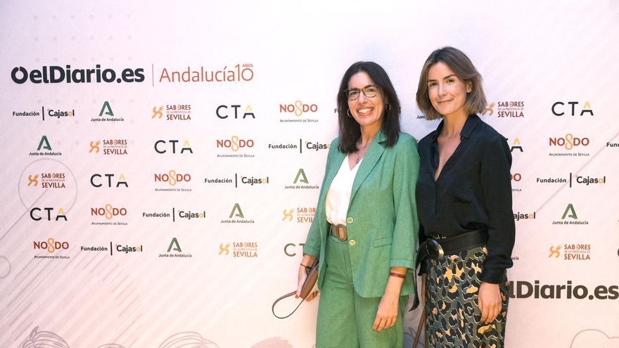 Virginia Simón, de Ilerna, y la concejal de Sevilla Blanca Gastalver