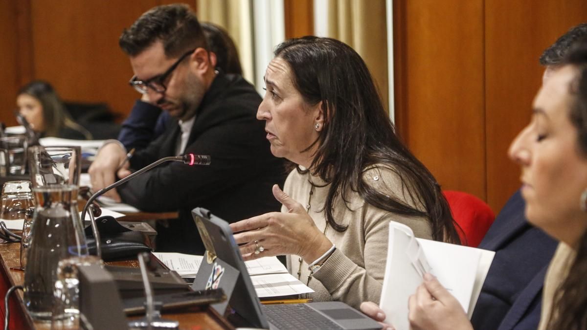 Paula Badanelli en el Pleno de diciembre en el Ayuntamiento