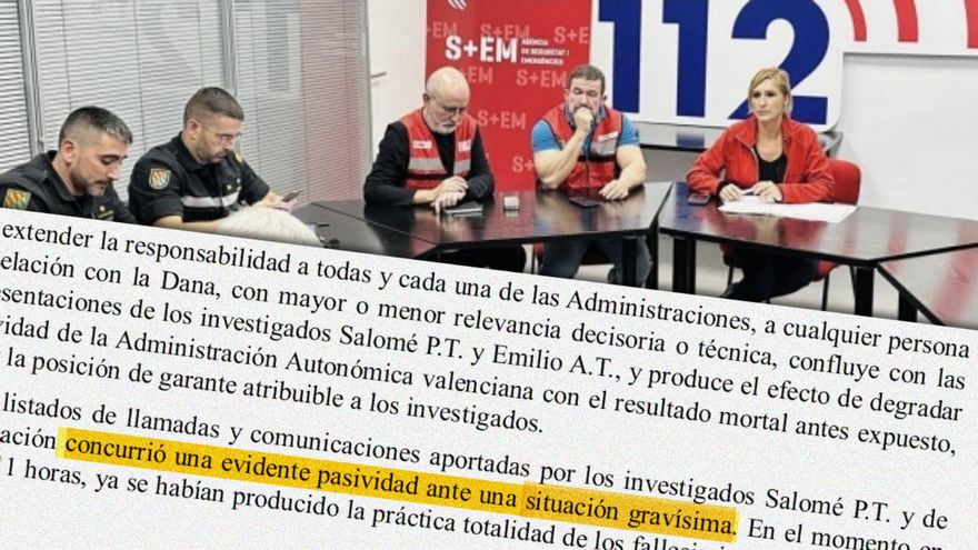 La jueza de la DANA cree "evidente" que las llamadas de Pradas apuntalan la negligencia del Gobierno de Mazón