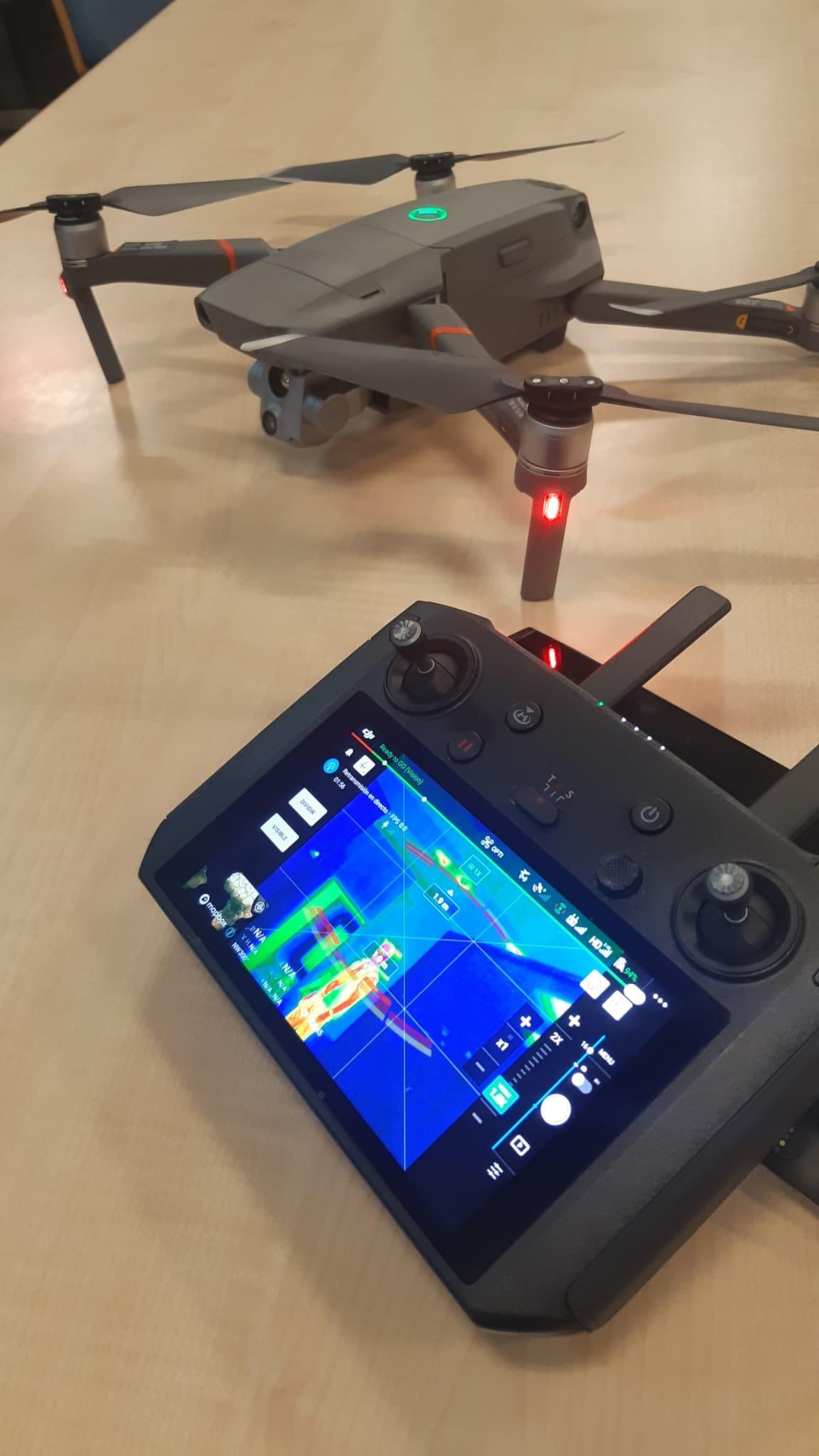 Uno de los drones utilizados para el conato