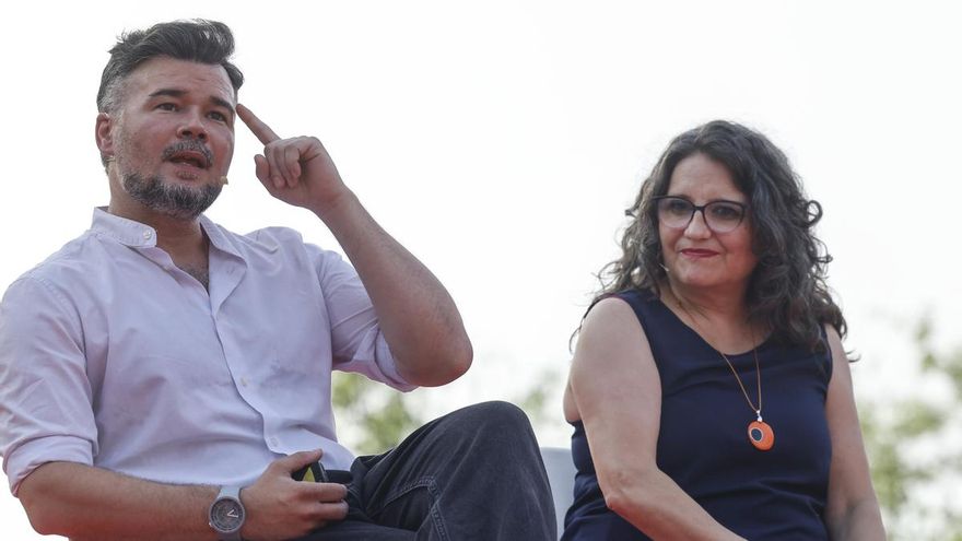 Rufián circunscribe a Catalunya el frente común que quiere "liderar" y dice que ERC debe ser la "fuerza motora"