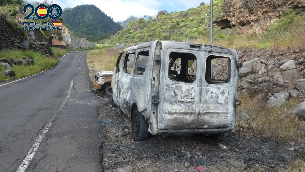 La Policía Nacional detiene al autor del incendio de dos vehículos en La Palma