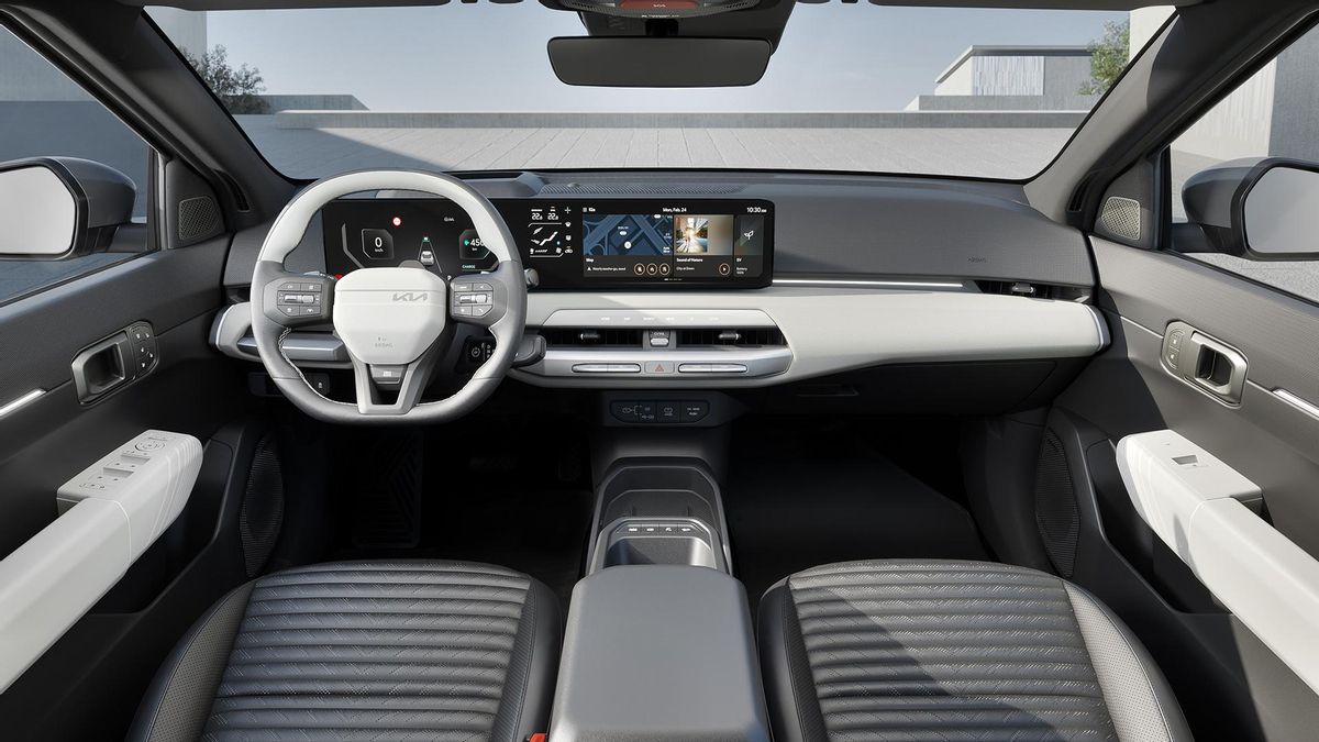 Interior del nuevo modelo eléctrico de Kia.