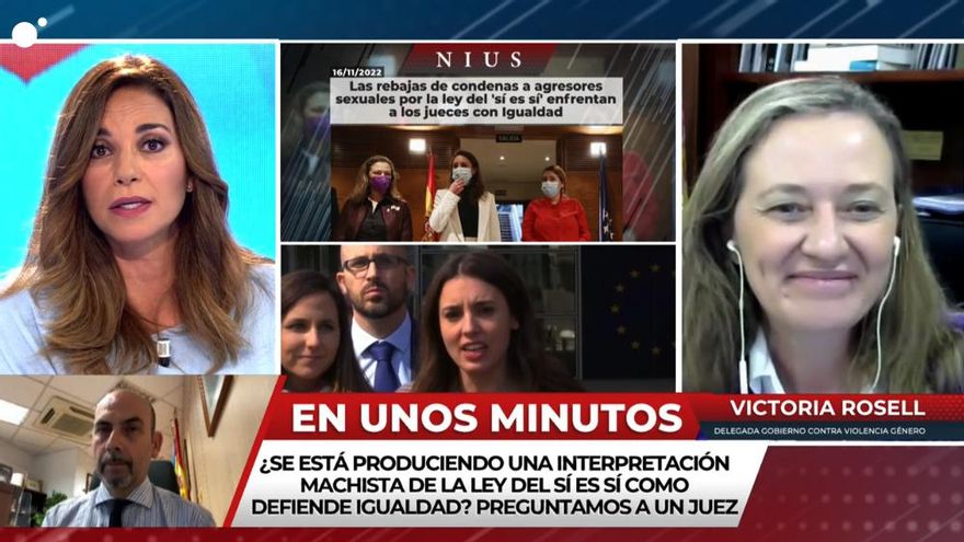Victoria Rosell, a Mariló Montero en 'Todo es Mentira', sobre la ley del solo sí es sí: "No manipule mis palabras"