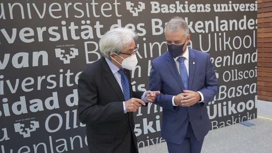 El lehendakari, Iñigo Urkullu, en la apertura del curso de la UPV/EHU