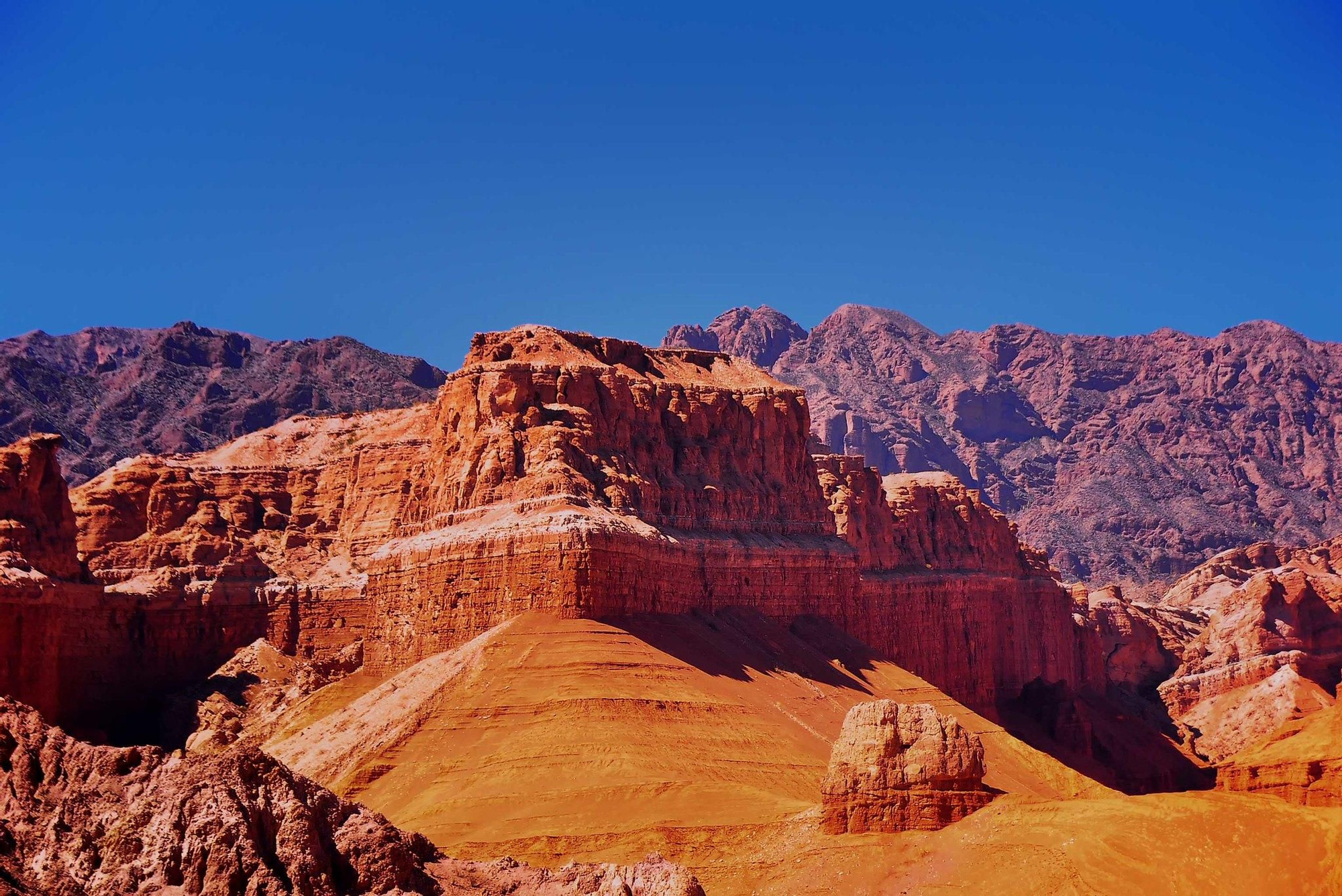 Colores intensos en la Quebrada de Las Conchas.