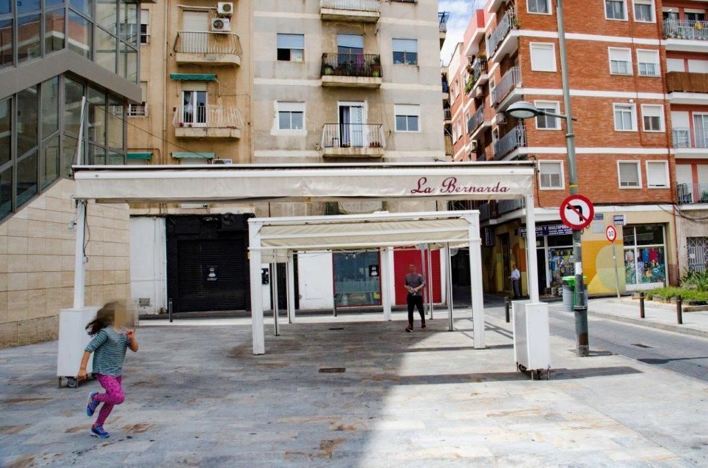 El restaurante La Bernarda cerrado en apoyo a la huelga