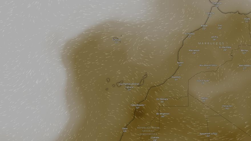 Cambio de tiempo en Canarias: llegan calima y temperaturas de más de 30 grados