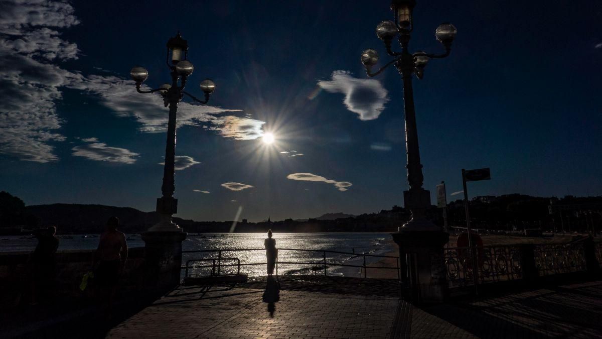 La playa de Ondarreta, en Donosti