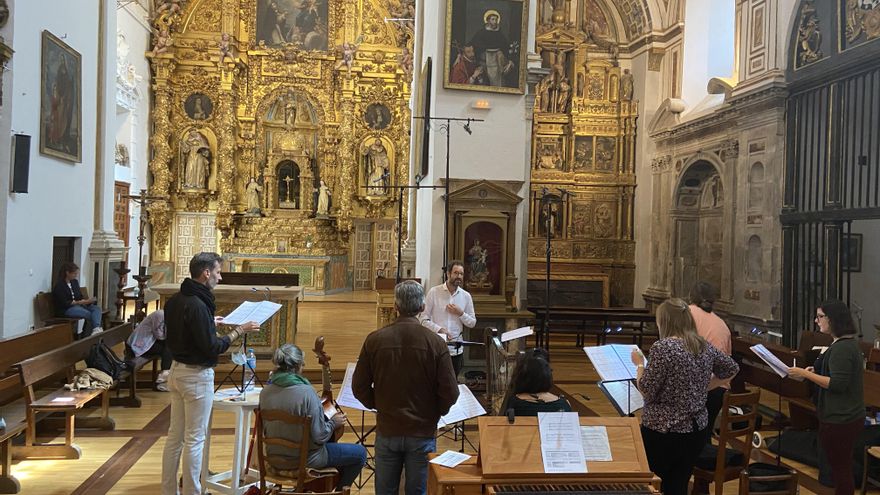 Grabación del segundo CD de La Grande Chapelle sobre Carlos Patiño en Toledo