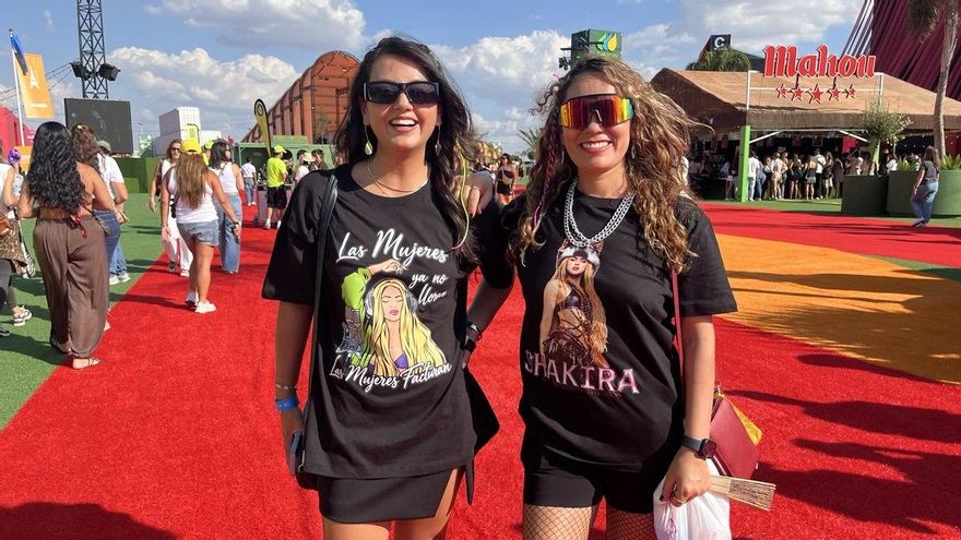 Angie Bonilla y su amiga Katherine Moreno