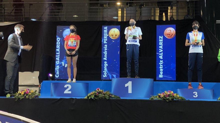 Oro para Solange Pereira en los 3.000 metros