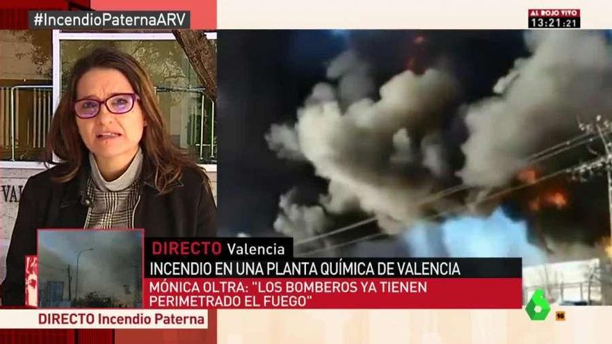Mónica Oltra, en Al Rojo Vivo